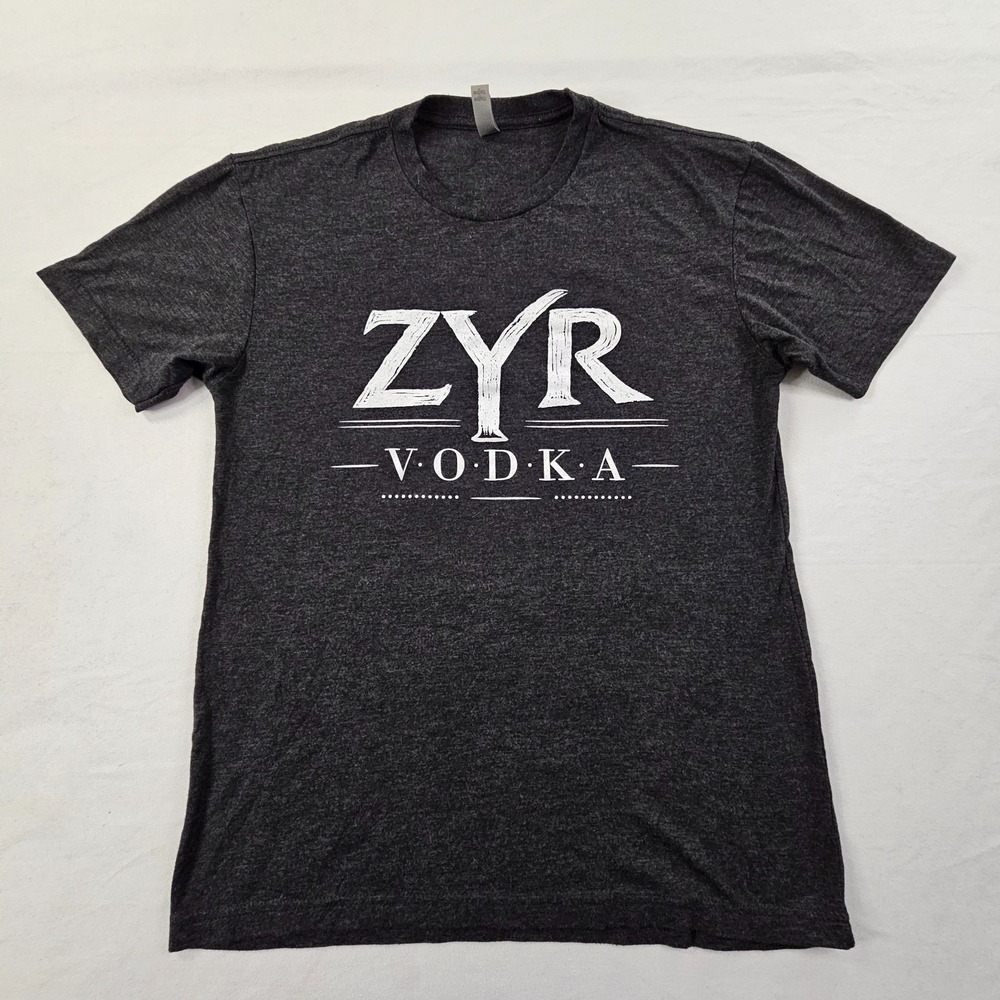 ZYR Vodka Gray Short Sleeve Tri-Blend T-Shirt Adult S